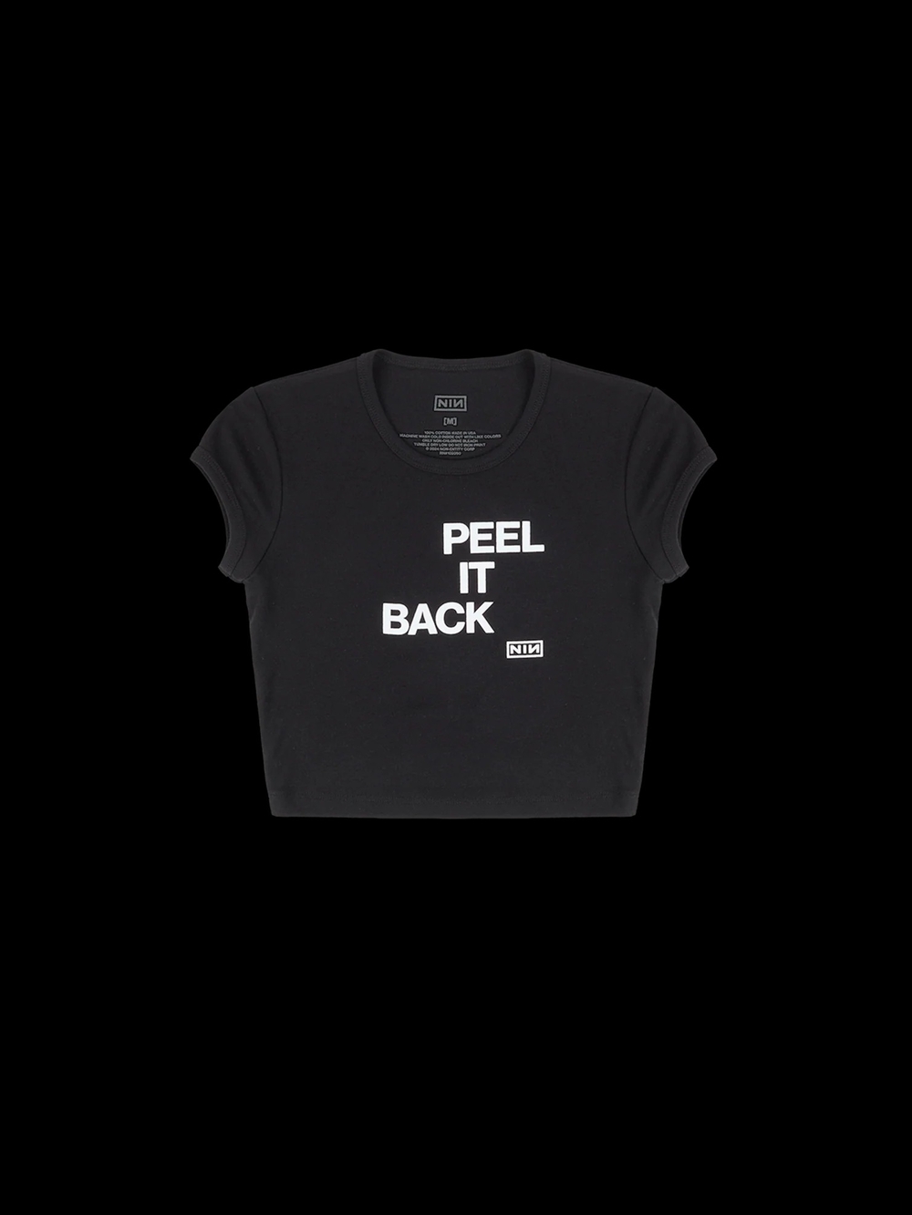 Nine Inch Nails Official Store 'Peel It Back' Babydoll Tee